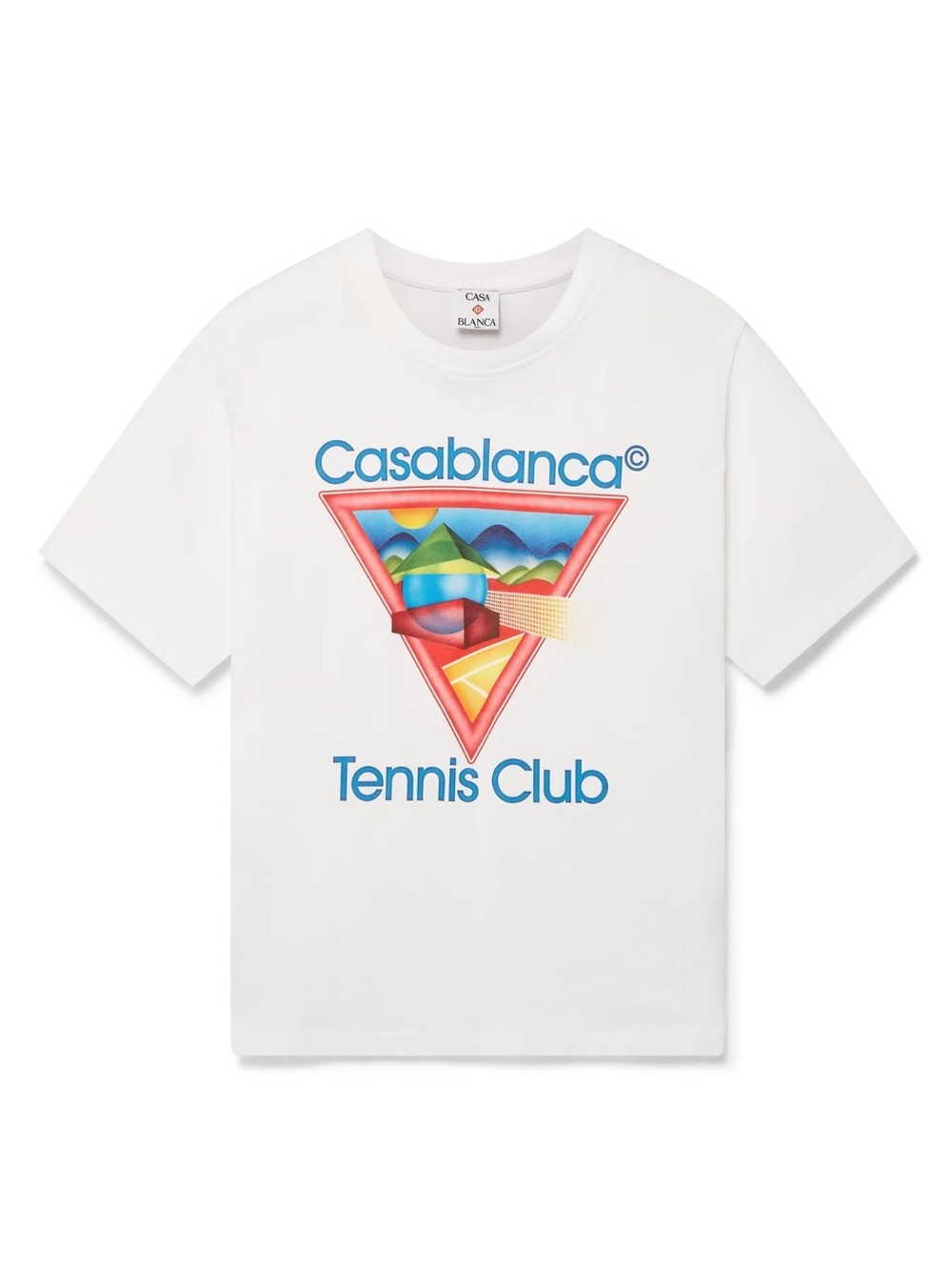Casablanca Tennis Club Icon Short Sleeve T-Shirt Women’s Medium